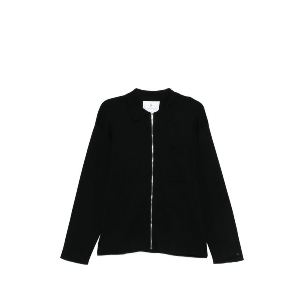 Seven Gauge Black Sweaters & Knitwear - Cardigans Men